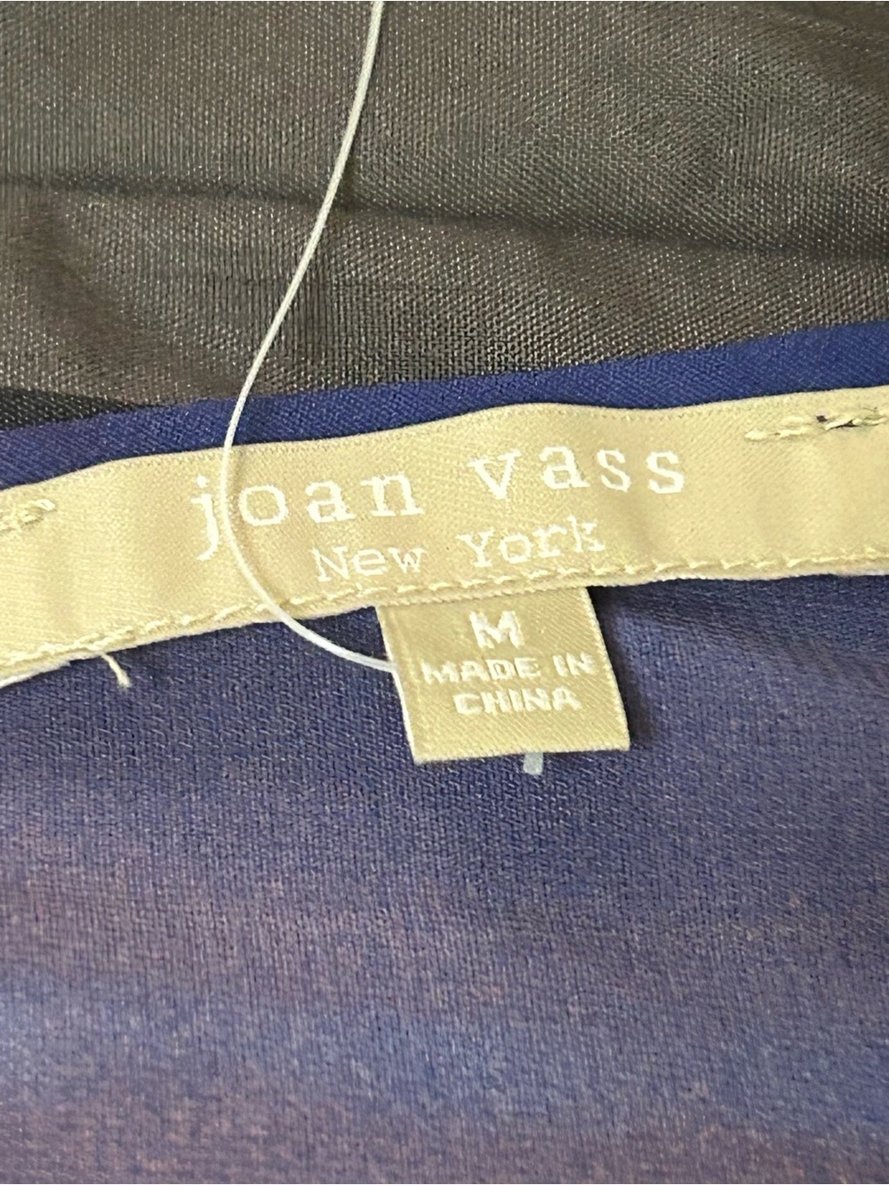 NWOT Joan Vass New York Wonen’s Sleeveless Blouse Multi Color Lightweight Sz Med - Picture 3 of 9